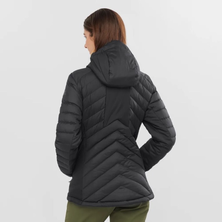 Salomon Essential Xwarm Down Women's Insulated Jackets Black | CA 67T4